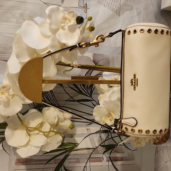 Coach Handbags - Coach Nolita Mini Barrel Bag In Chalk White